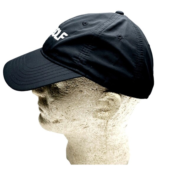 Taylor Made NBC Golf Hat Peacock Logo Cap Adjustable Hook Loop Black Unused EXC! - Picture 6 of 11